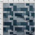 thumbnail image 2 of oneOone Tissu Jersey en Viscose Tissu à Imprimé Géométrique Carré BTY 60 Pouces Wide, 2 of 4