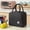 Black, variant on Custom Portable Cute Design Women Kids Insulated Lunch Bento Thickened Thermal Insulation Cooler Bag Washable Lunch Bags for Men Six Pack Insert Women's Lunch Bag with Shoulder Strap Work Bags for