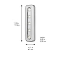 thumbnail image 4 of Globe Electric Silver 7" LED 2-Pack Battery Operated Manual On/Off Switch Task Bar Night Light, 4 of 6