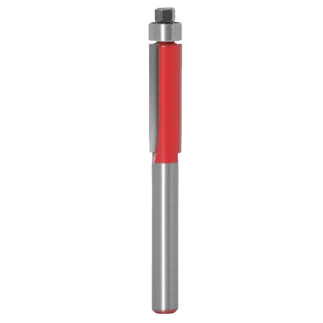 JJKBVCLO 6mm Shank Straight Flush Trim Router Bit Woodworking Cutting Tool