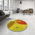 thumbnail image 4 of Ahgly Company Tapis Rectangulaire Lavable en Machine Intérieur Transitionnel Orange Rouge Orange, 5 Pieds x 7 Pieds, 4 of 7