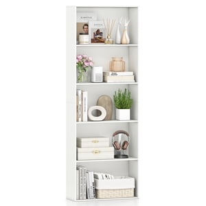 Gymax 5-Tier Librairie ouverte Libraillerie libre Display Étagère Organisateur