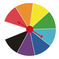 thumbnail image 1 of Lucky Draw Wheel Hanging Draw Wheel Roulettle Wheel for Fortune the Wheel Game Spinners for Rotate Toy Board Game 20cm, 1 of 7