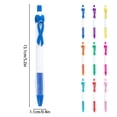 thumbnail image 3 of 10 Pcs Stylo Rouleau Gel Rétractable en Ruban Sensibilisation au Cancer du Sein Stylo Ruban Pointe Stylos Cancer du Sein Stylos à Bille Gel en Plastique pour Femmes Cadeau 10 ml, 3 of 8