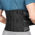 thumbnail image 1 of Back Brace Lumbar Back Support Belt for Women and Men Lower Back Pain Relief,Injury Recovery Heavy Lifting Support with Removable Adjustable Straps, 1 of 6