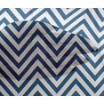 thumbnail image 4 of oneOone Tissu en Viscose Chiffon Imprimé Géométrique Chevron Tissu au Mètre 42 Pouces de Large, 4 of 4