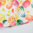 thumbnail image 5 of TZEWGL Short Sleeve Summer Cartoon Prints Beach Holiday Floral Print Shirt With Hat 2Pcs Set Clothes For Infnants size 6-12M, 5 of 5