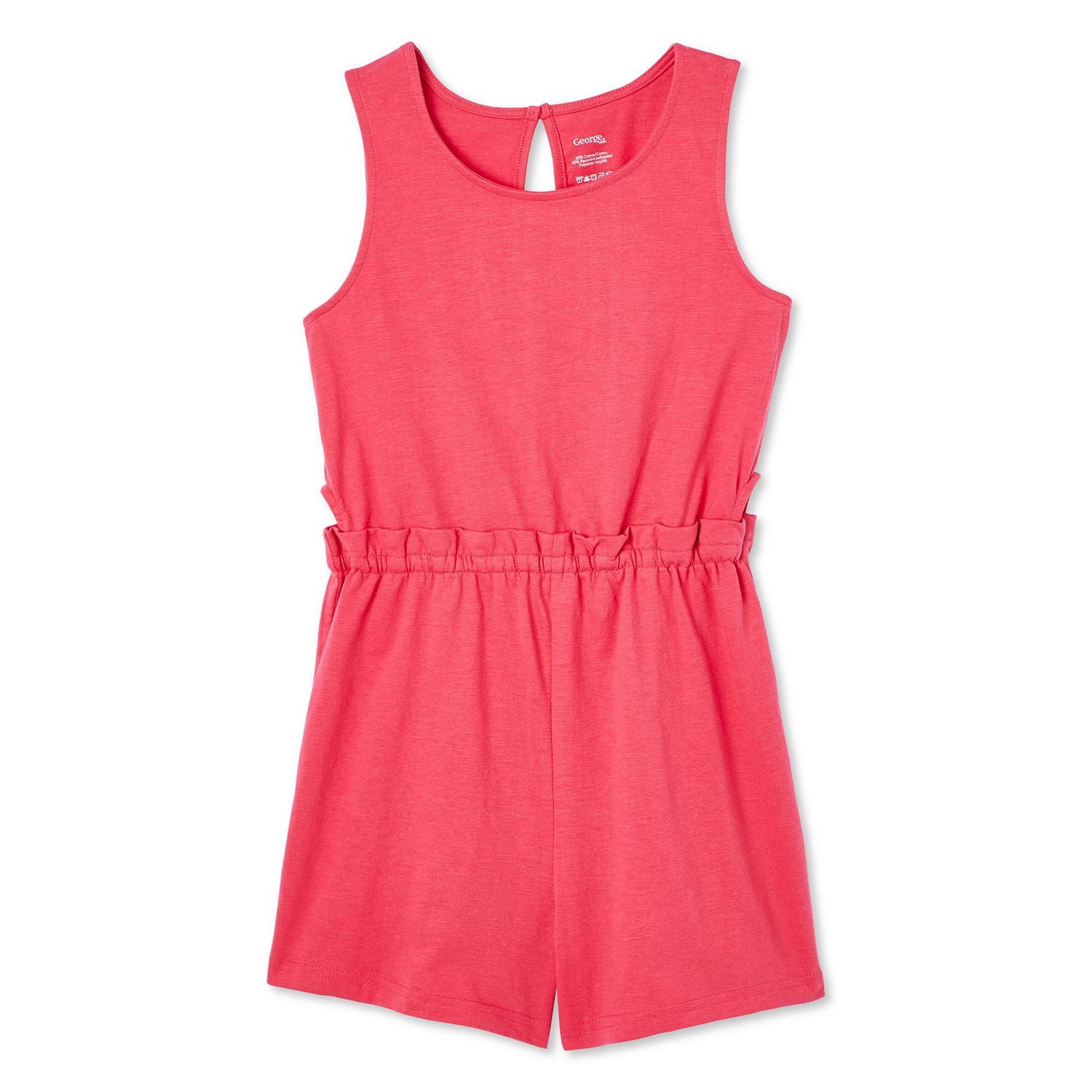 George Girls' Side Cut-Out Romper