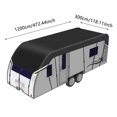 thumbnail image 1 of BotaniNest RV Roof Cover With Reflective Strips Heavy Duty For Outdoor Travel Trailer And Camper Storage, 1 of 6