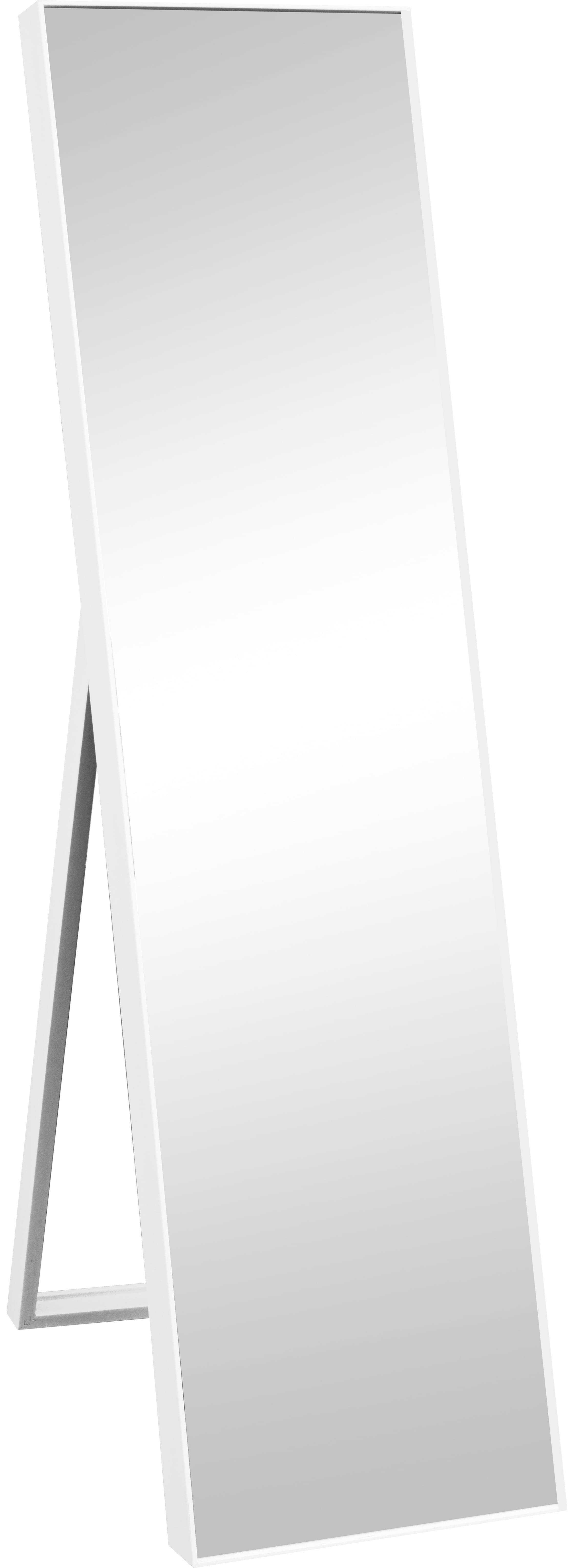 Miroir sur chevalet blanc – 14 x 56 pouces