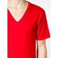 thumbnail image 5 of American Apparel T-Shirt Unisexe à Manches Courtes Col en V, TP, Gris Chiné, 5 of 5