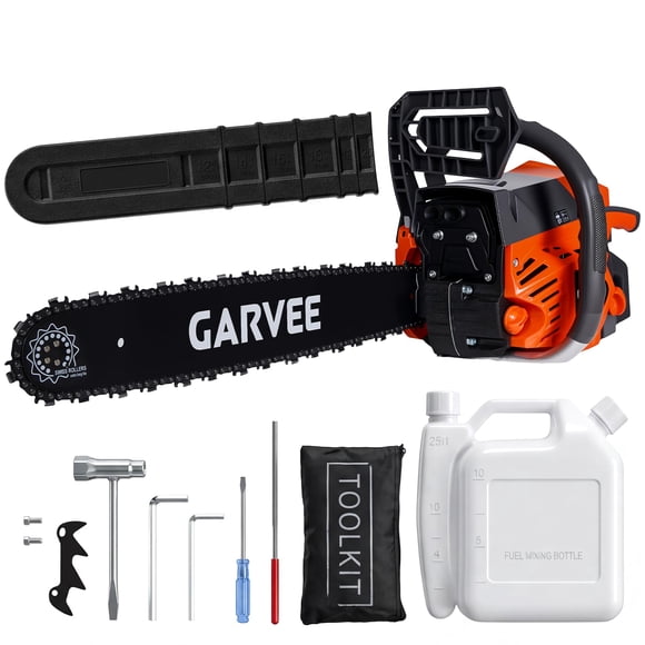 Powerful 52cc Gas Chainsaw – 18-Inch Bar, Ergonomic Non-Slip Handle, 2-Stroke Engine for Efficient Tree Felling and Logging