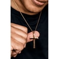 thumbnail image 1 of 24K Gold Chain Style Cross Pendant Necklace 18",20",22",24", 1 of 2