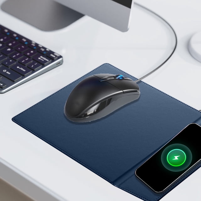 15W fast charging office small computer folding mouse pad multifunction wireless charging stand mouse pad