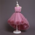 thumbnail image 4 of LUOGENLI Dress Kids Toddler Baby Girls Spring Summer Print Ruffle Sleeveless Party Princess Dress Dress for Girls Work Spring Watermelon Red 9-10 Years, 4 of 4