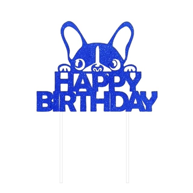 fastboy Happy Birthday Dog Pet Cake Plaque