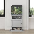 thumbnail image 1 of Flipper™ 10/20 Gallon Aquarium Stand, Ivory Oak, 1 of 9