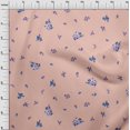 thumbnail image 3 of oneOone Polyester Lycra Fabric Leaves & Flower Floral Decor Fabric Printed BTY 56 Inch Wide, 3 of 4