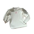 thumbnail image 1 of vdgthytj Toddler Baby Girls Long Sleeve Shirts Cute Ruffle Bowknot Embroidered Crew Neck Basic Tops Layering Tees, 1 of 3