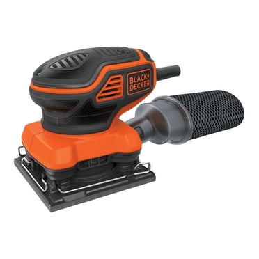 Ponceuse orbitale 1/4 Sheet avec interrupteur à palette BLACK+DECKER