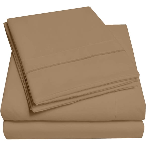 Ensemble de Draps de Bateau en Coton 100 % Coton Biologique 800 Fils le Meilleur Ensemble de Literie pour Bateau Convient aux Matelas jusqu'à 6 Po de Profondeur