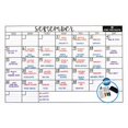 thumbnail image 2 of Dry Erase Wall Calendar 24x36 inch Monthly planner Undated Laminated, Includes Accessories, 2 of 4
