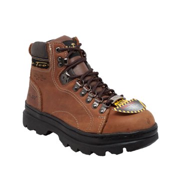 AdTec Women's 6" Steel Toe Work Boot Brown, Size - 8