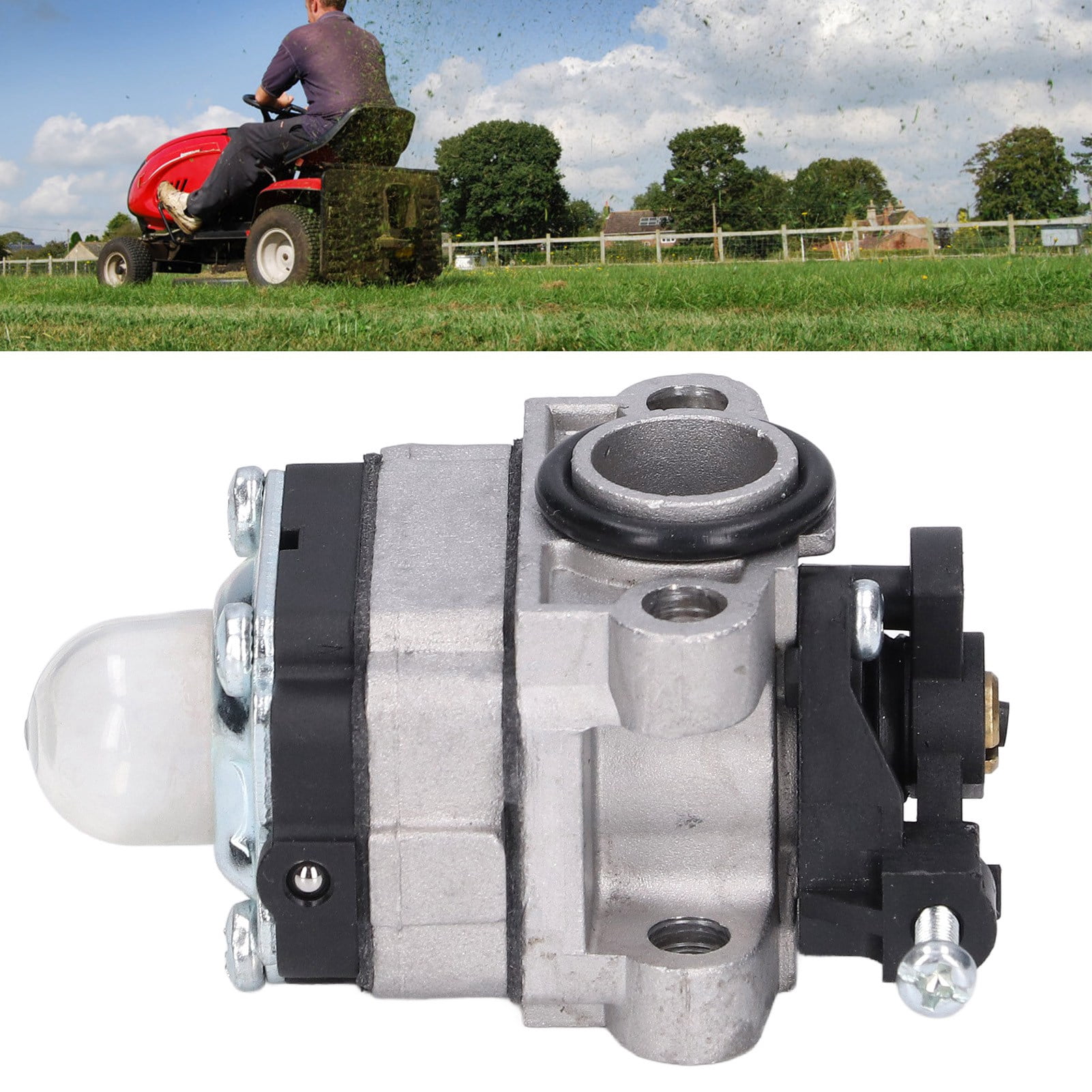 Carburetor Kit, Aluminum Wear Resistant Efficient Stable Lawn Mower Carburetor  for Garden