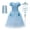 Cinderella+Accessories, variant on HAWEE Princess Belle Dress, Beauty and Beast Off Shoulder Layered Costume for Little Girl, with Accessories