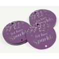 thumbnail image 3 of Inkdotpot Real Silver Foil Let Love Sparkle Wedding Tags Favor Hang Paper Tags 100 Pieces, 3 of 6
