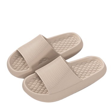 Latrodar Cloud Sandals for Women Retro Comfort Walking Slip on Sandals Women Summer Soft EVA Slide Sandals Platform Heels Slippers Beach Slide Sandals Indoor Yoga Mat Slippers for Ladies