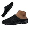thumbnail image 1 of Dakaela Womens Mesh Walking Mules Comfortable Walking Running Shoes Open Back Slip on Sneakers, 1 of 7