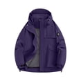 thumbnail image 1 of Jackets for Men Hooded Long Sleeve Zipper Pocket Solid Stormtrooper Coat, 1 of 9
