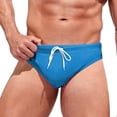 thumbnail image 1 of Men's Hawaii Soft Swimming Trunks - Triangle Swimsuit - Lace Up - Beach/Seaside - Polyester Spandex - S-XXL, 1 of 4