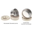 thumbnail image 3 of Insulated Food Container, Thermal Cooking Pot 420ml 304 Stainless Steel Double Layer Portable Round Shape Thermal Lunch Container, 3 of 7