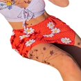 thumbnail image 3 of Women Two-Piece Clothes Set Floral Sleeveless Crop Tops And Knitted Skirt, 3 of 6