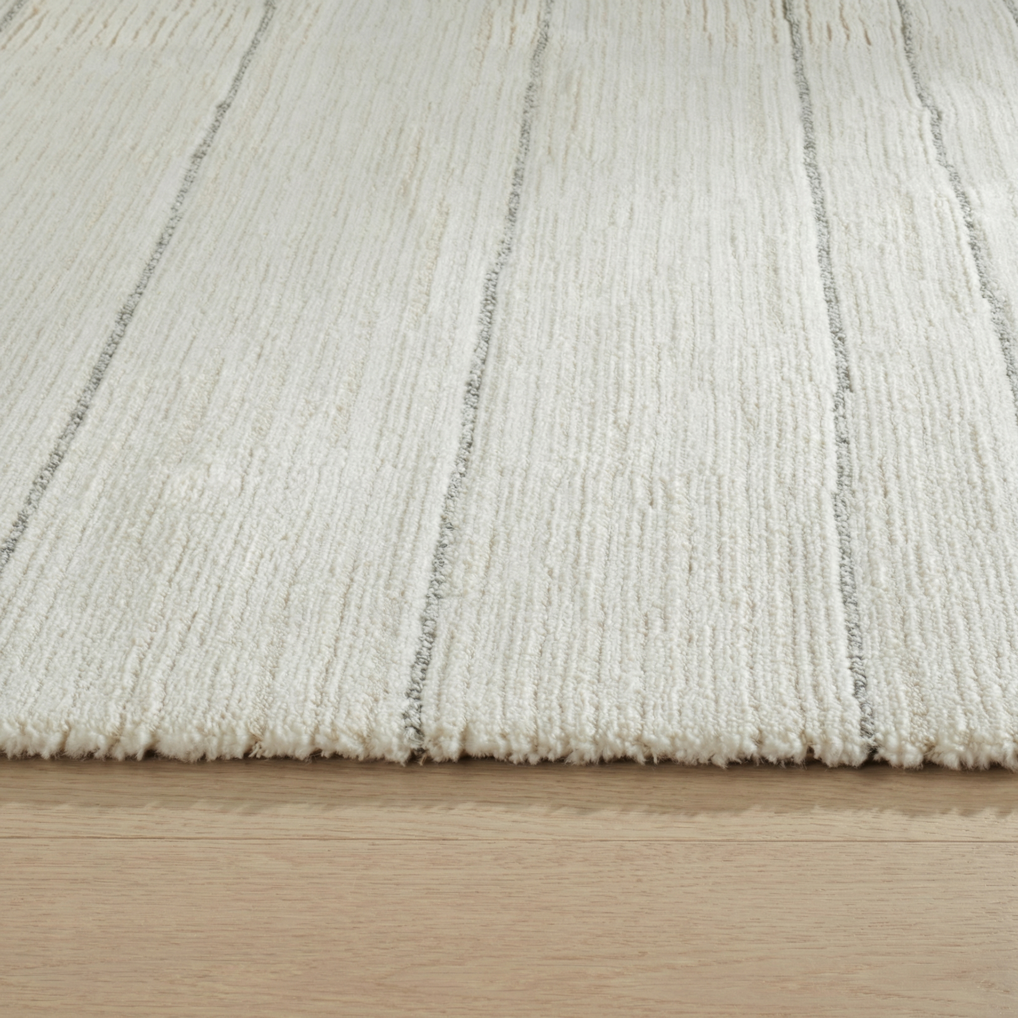 Tapis d'interieur abstrait Rug Branch Casa, beige creme, moderne - Salon, chambre, salle a manger et cuisine