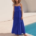 thumbnail image 2 of Robe d'Été Décontractée Ample pour Femmes à Bretelles, Longue Maxi de Plage, Robes d'Été pour Femmes, 2 of 9