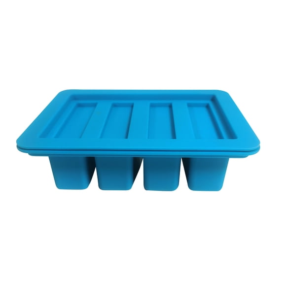 Agiferg Butter Mold Tray with Lid Storage The Silicone Butter Molds with 4 Large Storage