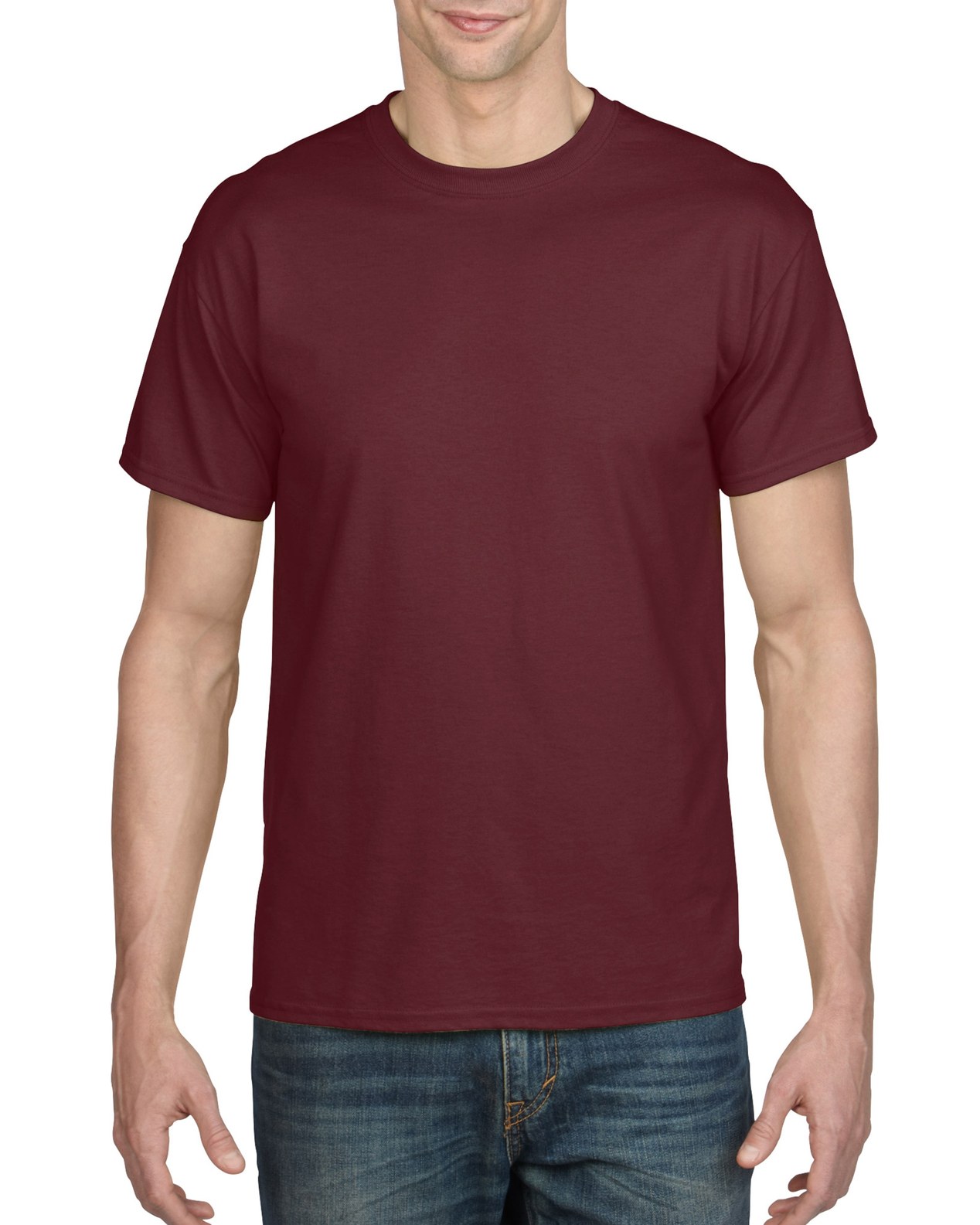 Gildan T-Shirt DryBlend pour Hommes, 2TG, Bordeaux