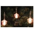 thumbnail image 1 of Northlight Glitter Retro Christmas Bubble Lights - Clear - 6' Green Wire - 7ct, 1 of 3