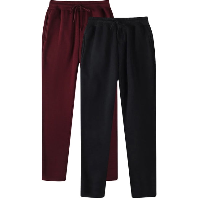 Men's Hip Hop Pants Mens Training Pants with Pockets Casual Solid Color Track Little Year Cuff Lace Up Workout Training Pants for Man Pants with Pocket 2 Foam Star Pcs