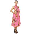thumbnail image 4 of "Reversible Dress Cotton Magic Wrap Skirt Plus Size Long 37"" Sari Tube Sarong", 4 of 5