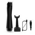 thumbnail image 4 of Compatible Electric groin hair trimmer, pubic hair trimmer, men's grooming, epilator, rechargeable shaver with stand_Perfect Gift, 4 of 5