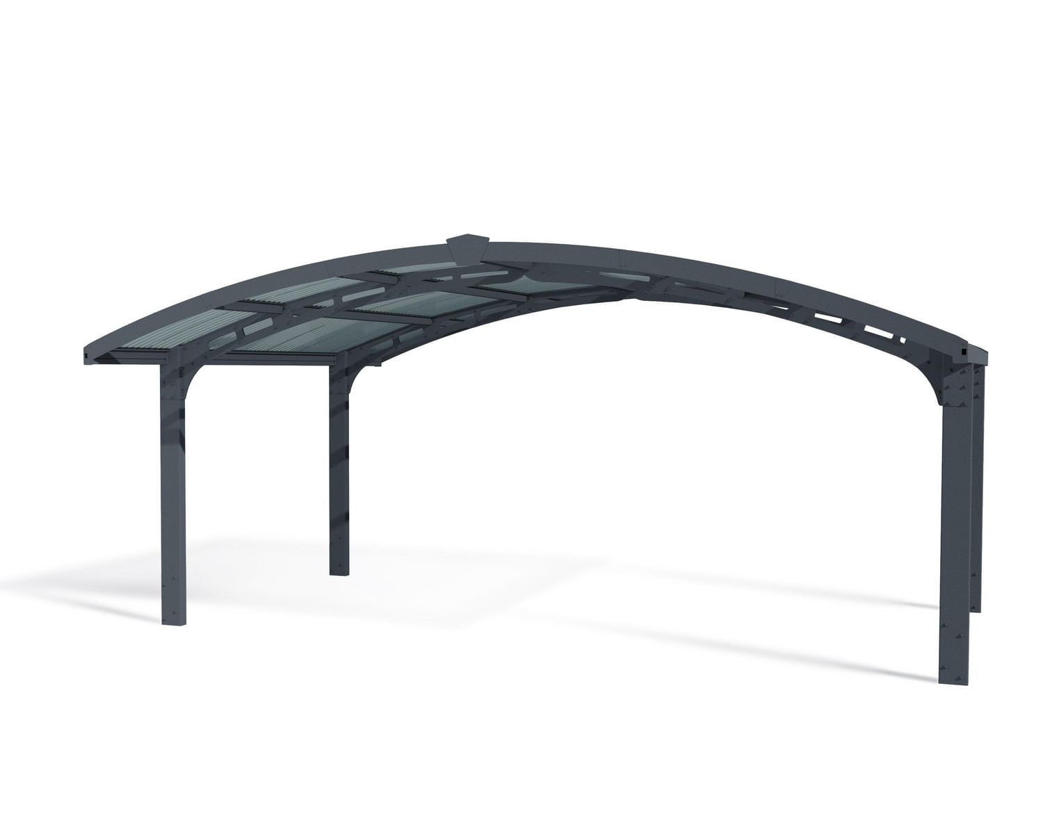 CANOPIA by PALRAM Arizona Double 16ft. x 19 ft. Carport Kit - Grey