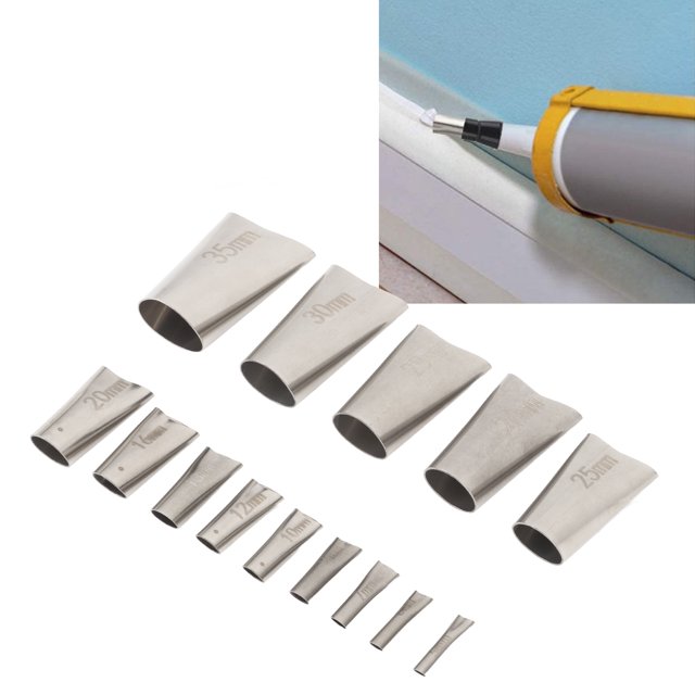 Applicateur de Buse de Calfeutrage, Kit de Finition de Calfeutrage Rouille Professionnelle pour Fenêtre pour Cuisine
