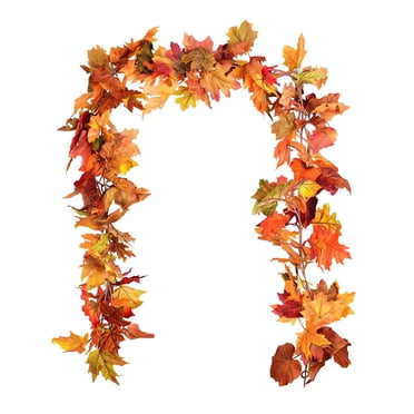 Staron 6.6FT Fall Garland for Mantle, Fall Decorations for Home, Fall Leaves Garland Fall Decor for Thanksgiving Decorations Indoor