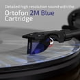 thumbnail image 2 of Fluance RT84 Reference High Fidelity Vinyl Turntable Record Player with Ortofon 2M Blue Cartridge, Speed Control Motor, High Mass MDF Wood Plinth, Vibration Isolation Feet - Piano Black, 2 of 8