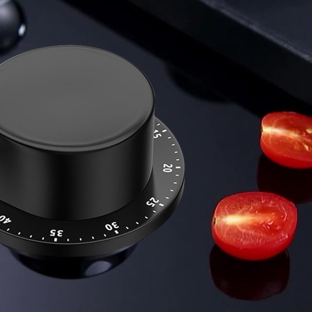 Kitchen Timer for Chefs with Loud Mechanical Alarm and Exquisite Stainless Steel Body No Batteries Needed