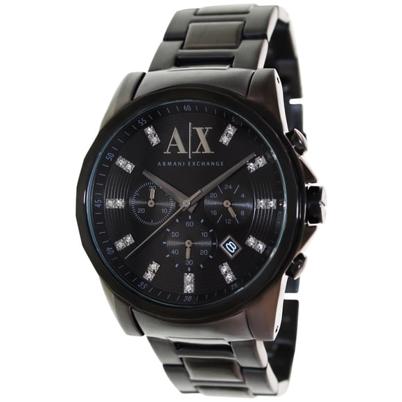 Armani Exchange Men's AX2093 Black Stainless-Steel Quartz Fashion Watch